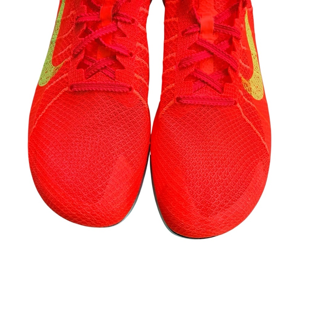 NEW Nike Air Victory 2 Track & Field Spikes 10 Men's Bright Crimson/Lime Blast - Picture 3 of 7